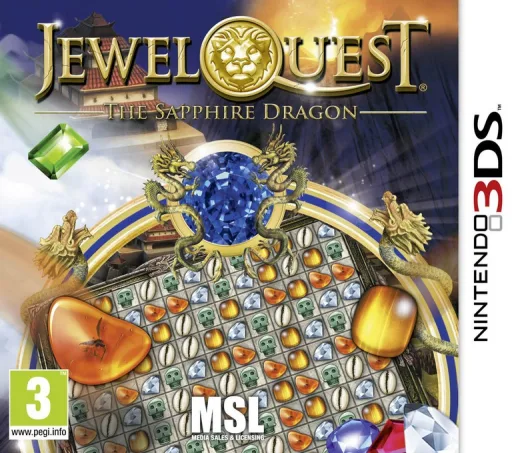 Jewel Quest - The Sapphire Dragon (3DS) Box Art & Cover