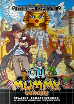 Oh Mummy Genesis (MD) Box Art & Cover
