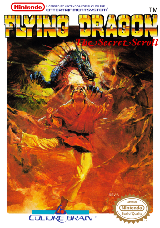 Flying Dragon - The Secret Scroll (NES) Box Art & Cover