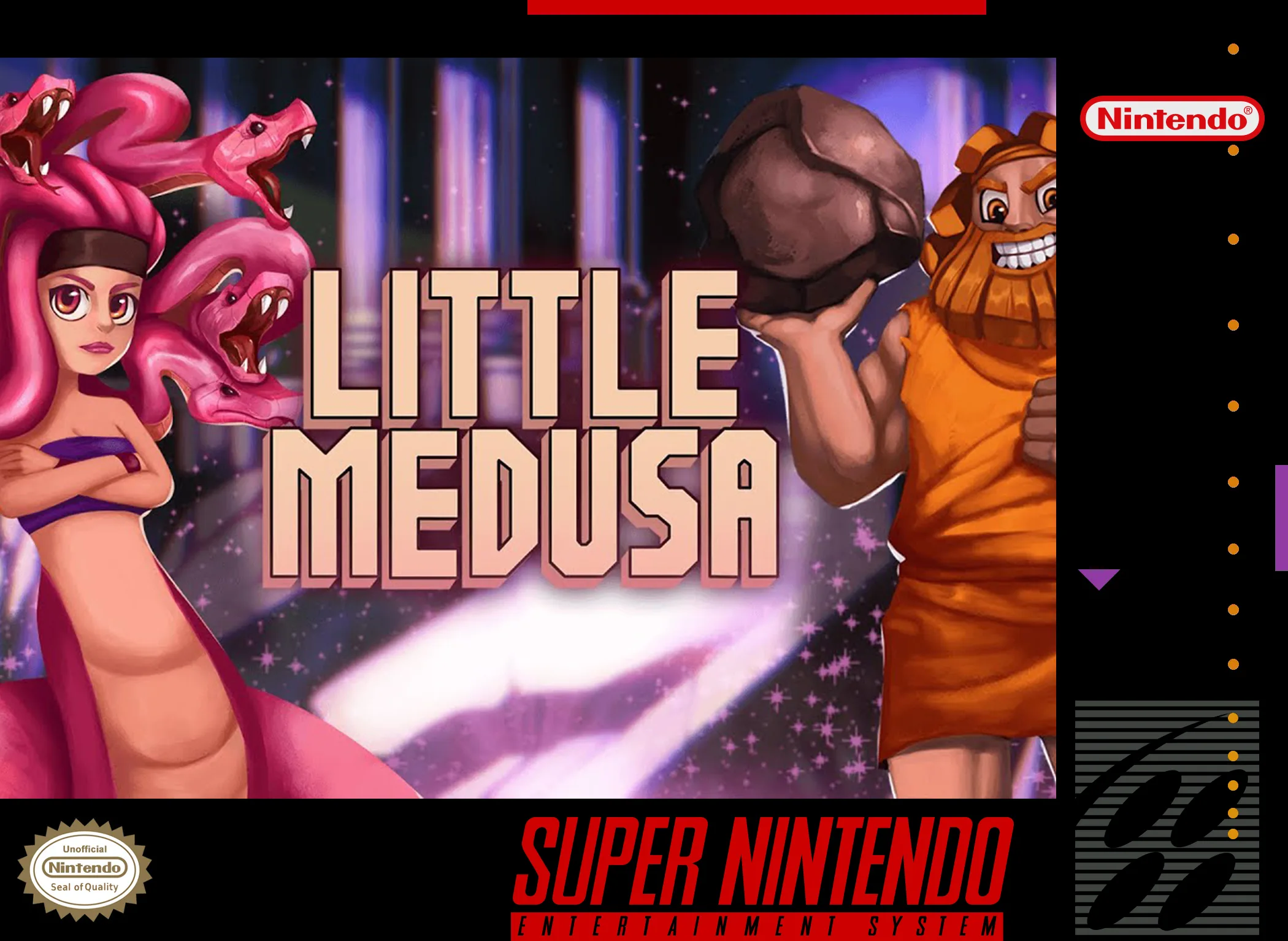 Little Medusa (SNES) Box Art & Cover