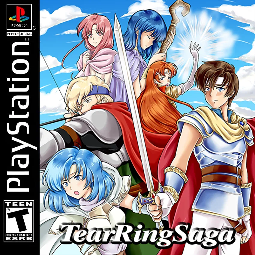 Tear Ring Saga (PS1) Box Art & Cover