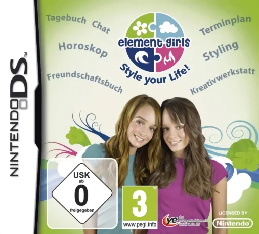 Element Girls - Style Your Life! (DS) Box Art & Cover