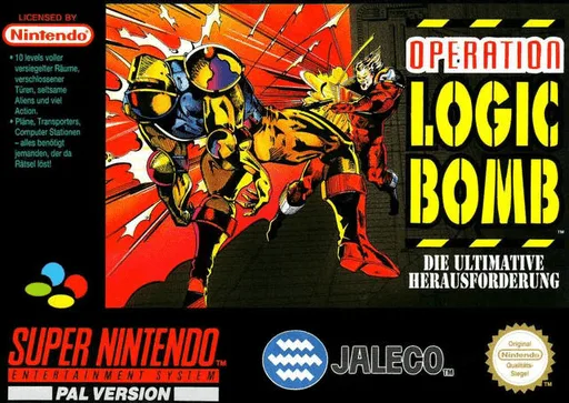 Operation Logic Bomb - The Ultimate Search & Destroy (SNES) Box Art & Cover