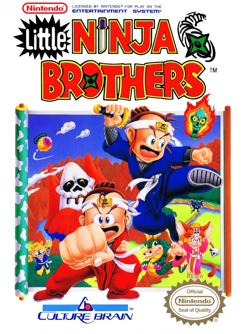 Little Ninja Brothers (NES) Box Art & Cover