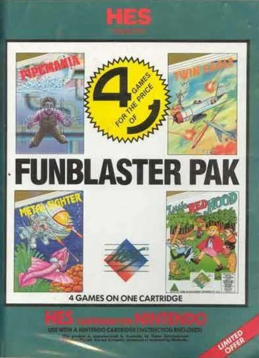 Funblaster Pak (NES) Box Art & Cover
