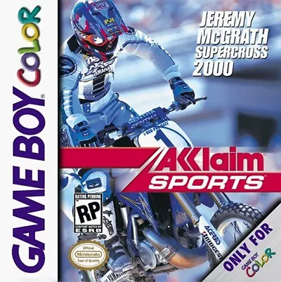 Jeremy McGrath Supercross 2000 (GBC) Box Art & Cover