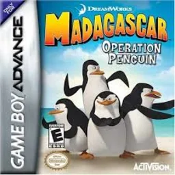 Madagascar - Operation Penguin (GBA) Box Art & Cover