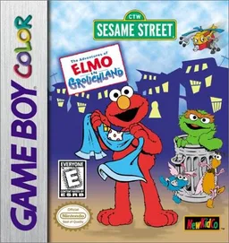 Sesame Street - The Adventures of Elmo in Grouchland (GBC) Box Art & Cover