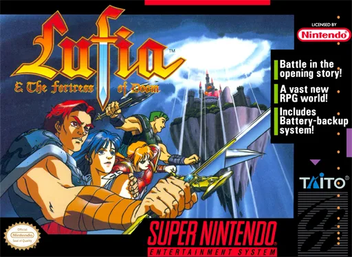Lufia & the Fortress of Doom (SNES) Box Art & Cover