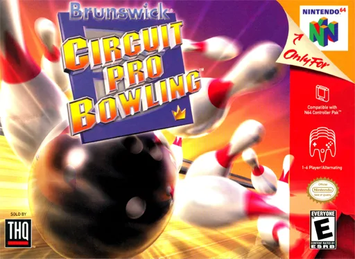 Brunswick Pro Bowling (N64) Box Art & Cover