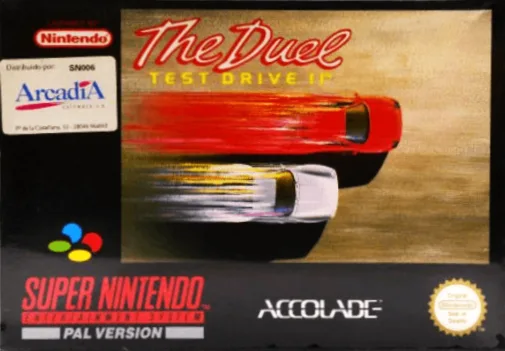 Duel, The - Test Drive II (SNES) Box Art & Cover