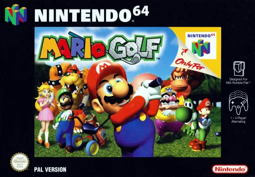 マリオゴルフ (N64) Box Art & Cover