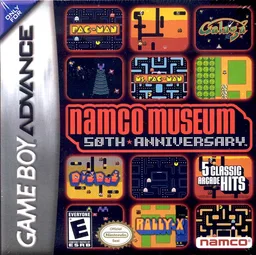 Namco Museum 50th Anniversary (GBA) Box Art & Cover