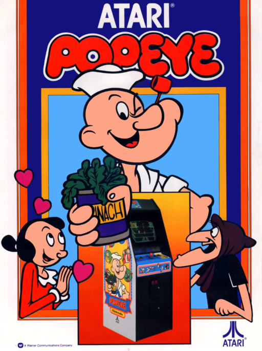 Popeye (revision D) (ARCADE) Box Art & Cover