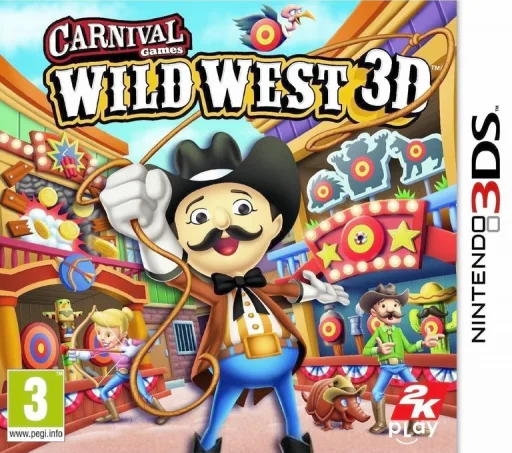 Carnival Games - Wild West 3D (3DS) Box Art & Cover