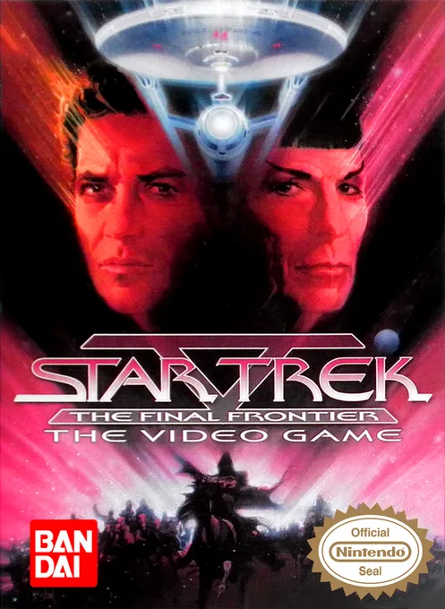 Star Trek V - The Final Frontier (NES) Box Art & Cover
