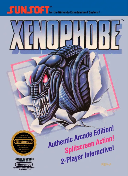 Xenophobe (NES) Box Art & Cover