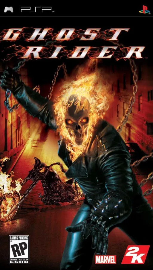 Ghost Rider (PSP) Box Art & Cover