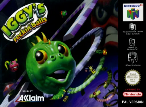 Iggy-Log-Ball (N64) Box Art & Cover