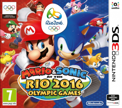 Mario & Sonic at the Rio 2016 Olympic Games (3DS) Box Art & Cover