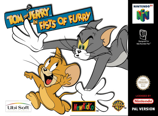Tom and Jerry in Fists of Furry (N64) Box Art & Cover
