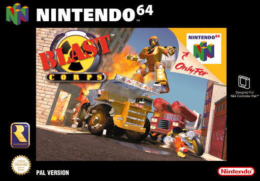 Blast Corps (N64) Box Art & Cover