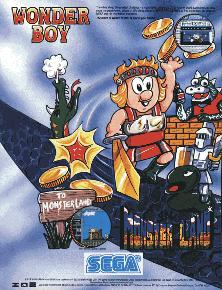 Wonder Boy: Monster Land (Japan New Ver., MC-8123, 317-0043) (ARCADE) Box Art & Cover