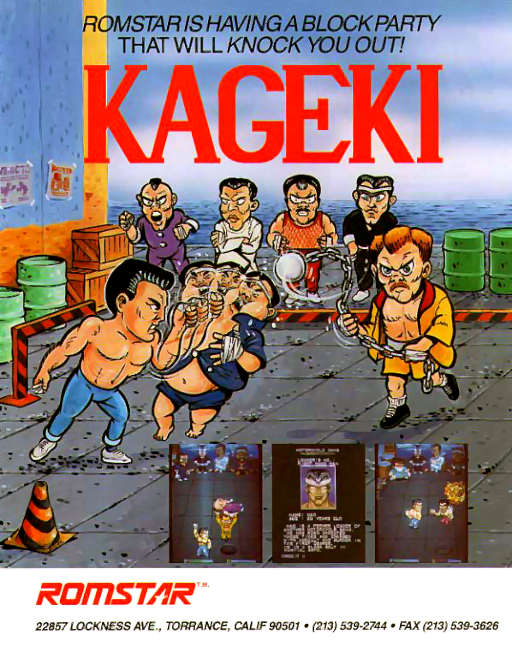 Kageki (Japan) (ARCADE) Box Art & Cover