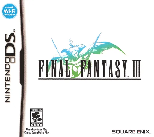 Final Fantasy III (DS) Box Art & Cover