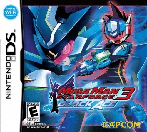 Ryuusei no Rockman 3 - Black Ace (DS) Box Art & Cover
