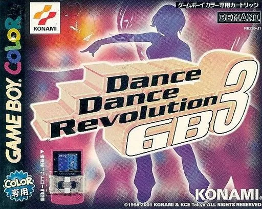 댄스 댄스 레볼루션 GB3 (GBC) Box Art & Cover