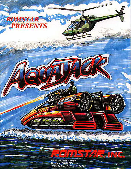 Aqua Jack (World) (ARCADE) Box Art & Cover