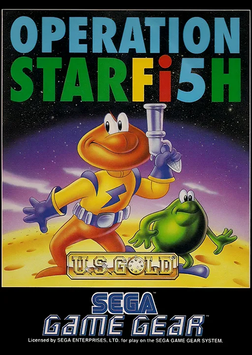 James Pond 3 - Operation Starfi5h (GAME GEAR) Box Art & Cover