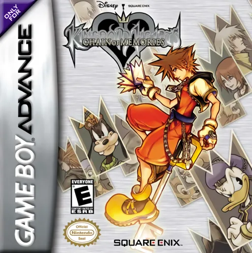 Kingdom Hearts - Chain of Memories (GBA) Box Art & Cover