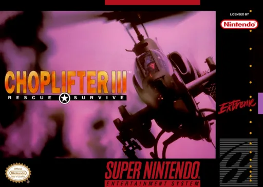 Choplifter III - Rescue-Survive (SNES) Box Art & Cover
