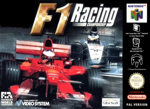F1 레이싱 챔피언십 (N64) Box Art & Cover