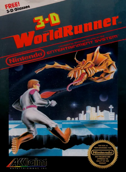 3-D WorldRunner (NES) Box Art & Cover