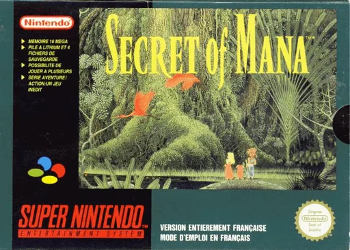 Secret of Mana (SNES) Box Art & Cover