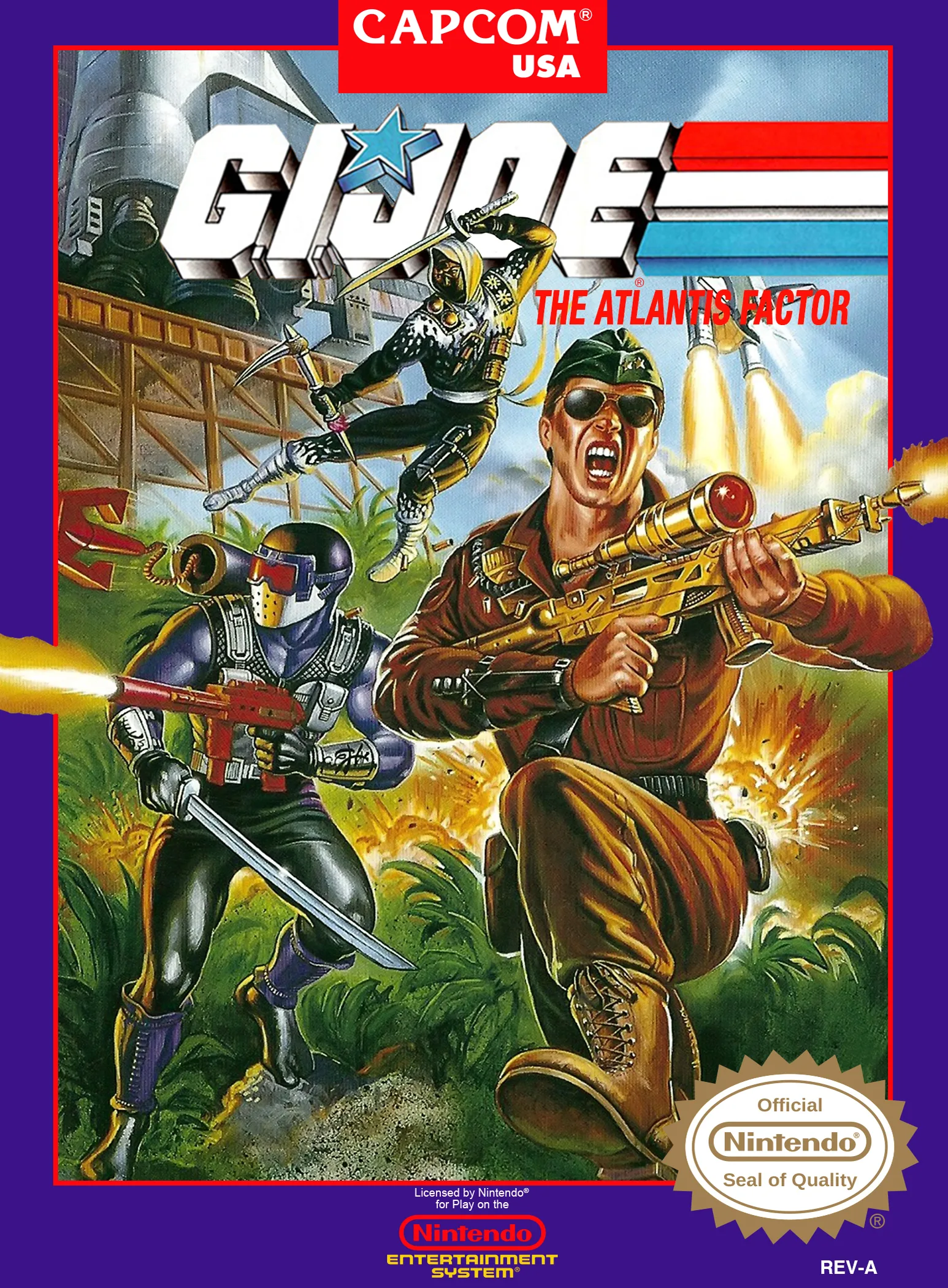 G.I. Joe - The Atlantis Factor (NES) Box Art & Cover