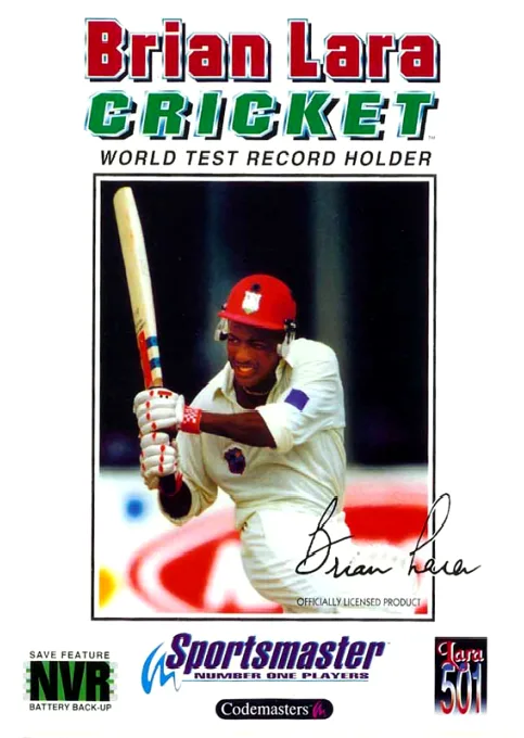 Brian Lara Cricket (MD) Box Art & Cover