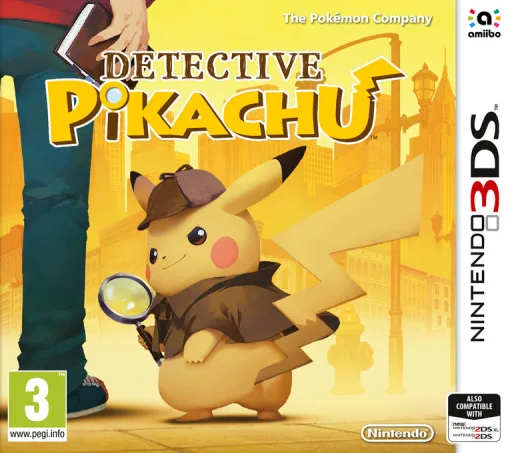 Detective Pikachu (3DS) Box Art & Cover