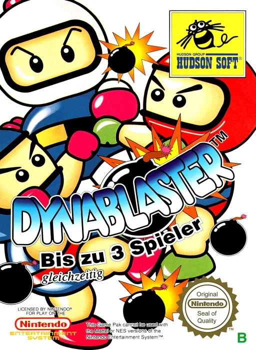 Dynablaster (NES) Box Art & Cover