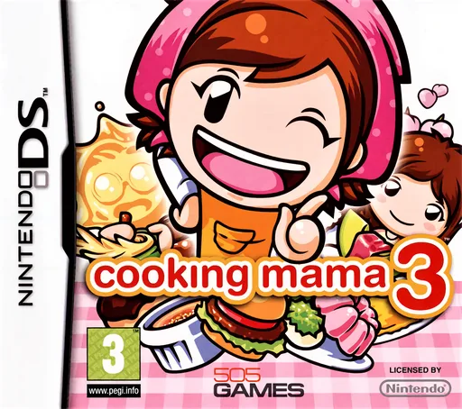 Cooking Mama 3 (DS) Box Art & Cover