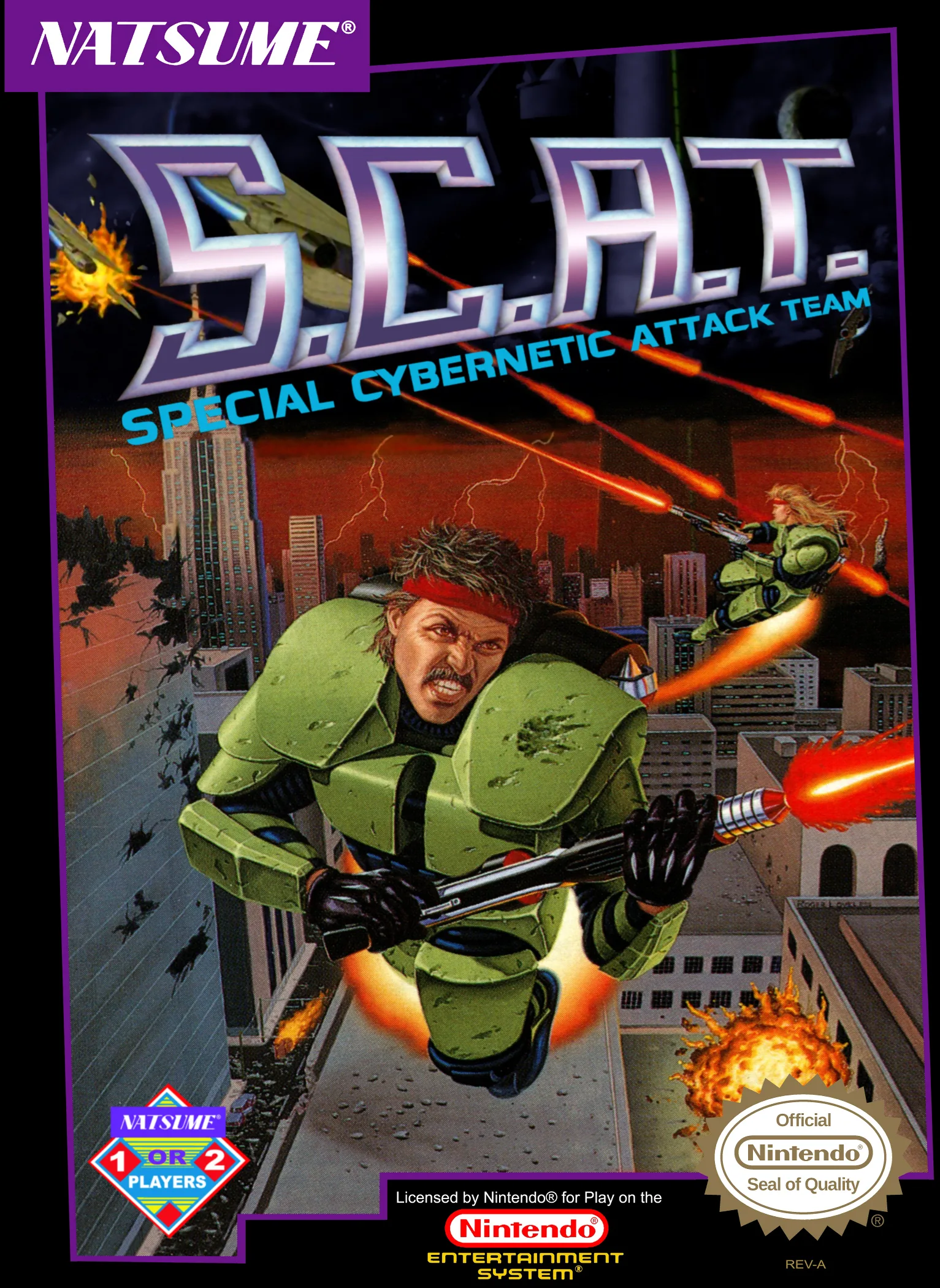 Air Contra (NES) Box Art & Cover