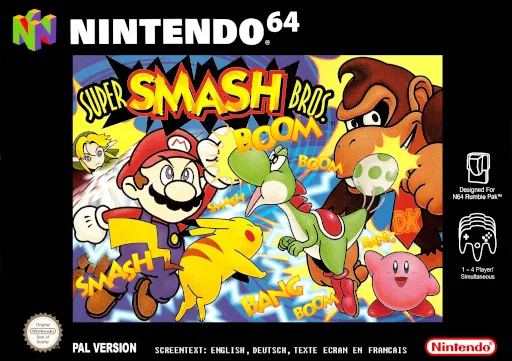 任天堂全明星大乱斗 (N64) Box Art & Cover