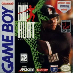 Frank Thomas Big Hurt Baseball (GB) Box Art & Cover