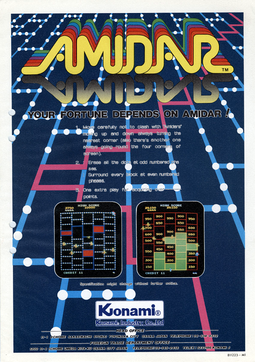 Amidar (ARCADE) Box Art & Cover
