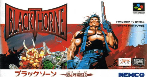 Blackthorne - Fukushuu no Kuroki Toge (SNES) Box Art & Cover