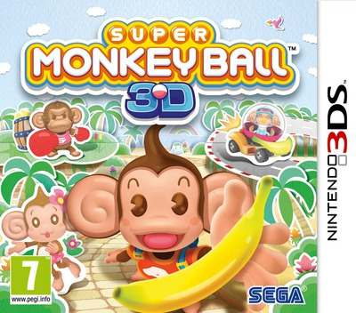 Super Monkey Ball 3D (3DS) Box Art & Cover