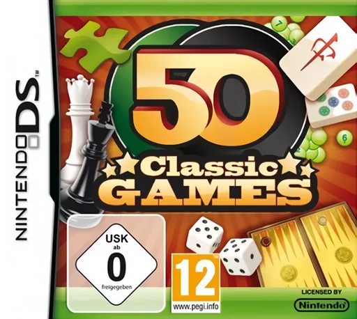 50 Classic Games (DS) Box Art & Cover